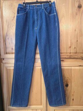 Vintage Customized Unisex Denim Jeans SHRINERS FEX Embroidered Size 17/18 F9
